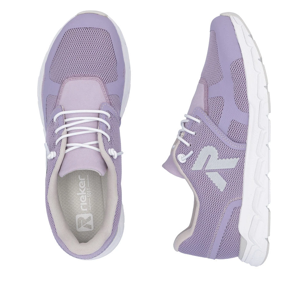 Mauve Lace Up