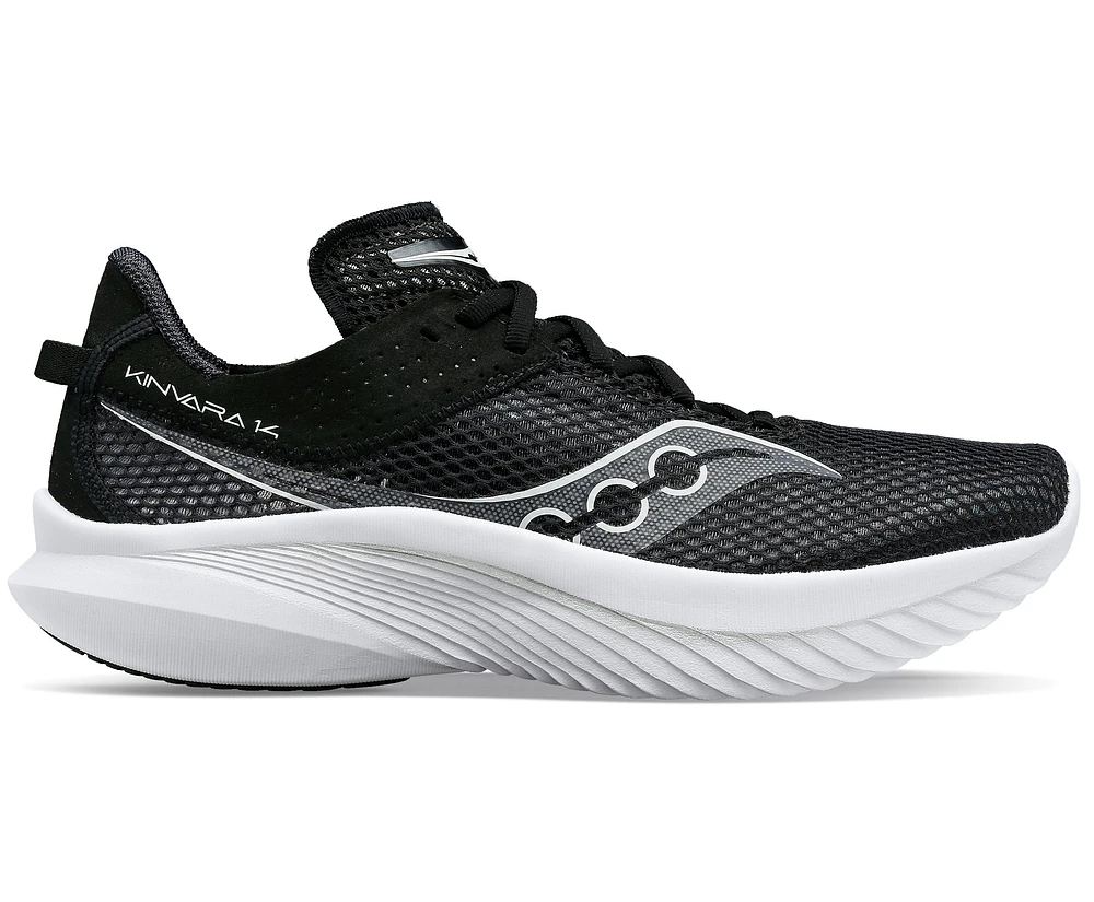 Kinvara 14 Black White - Wide