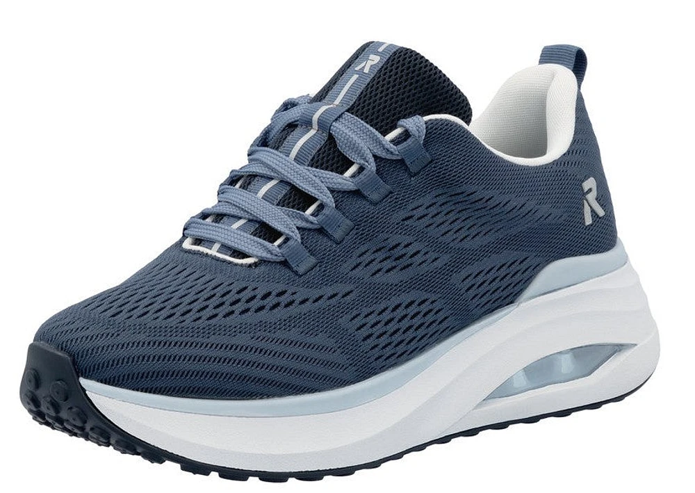 Blue Lace Up Runner