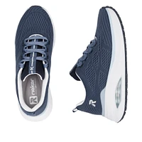 Blue Lace Up Runner