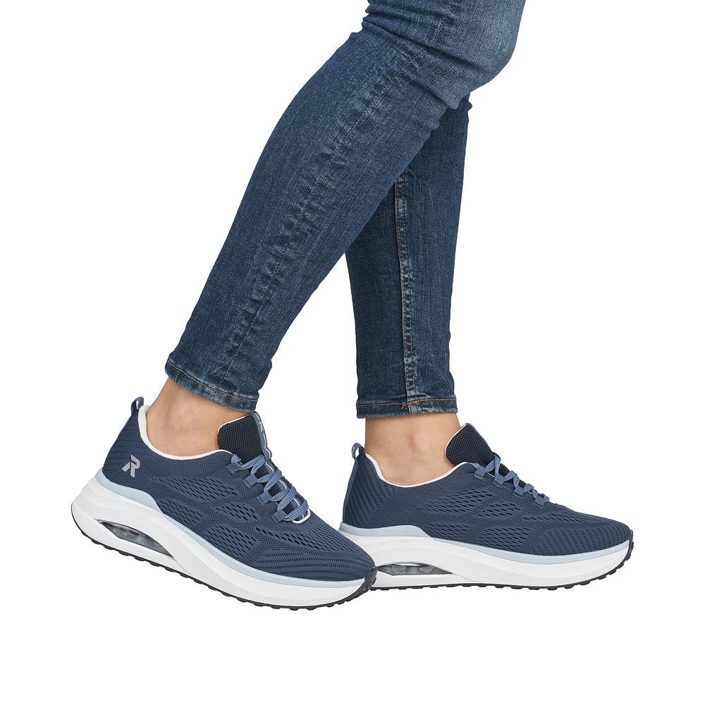 Blue Lace Up Runner