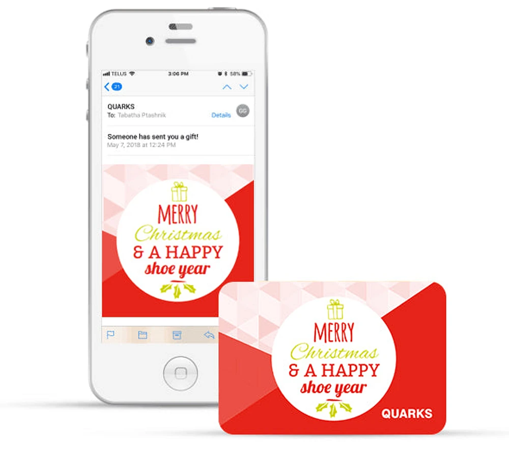 Digital Gift Card - Red