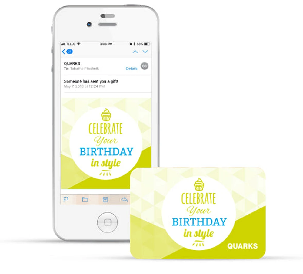 Plastic Gift Card - Green