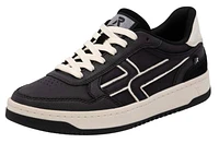 Black/White Lace Up