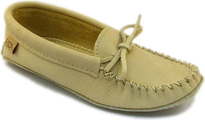 Ladies Moosehide Slipper - Tan Made Canada