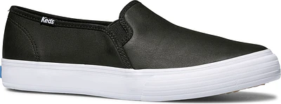 Double Decker Lthr Black - Wide