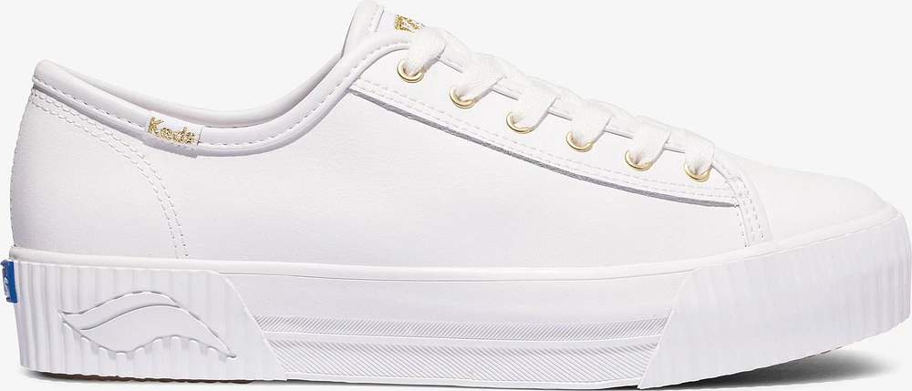 Triple Kick Amp Leather White