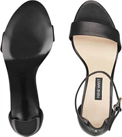 Pruce Black Ankle Strap Sandal