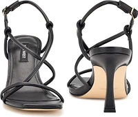 Yuki 3 Black Strappy Sandal