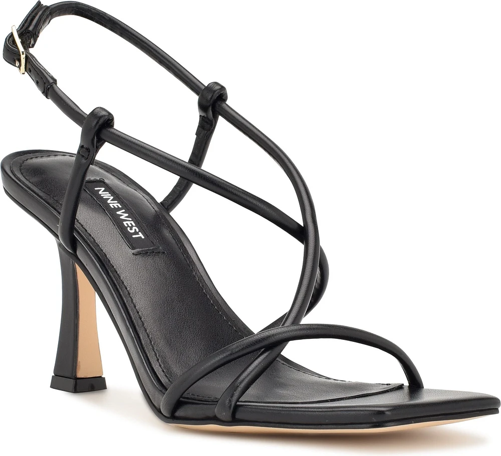 Yuki 3 Black Strappy Sandal