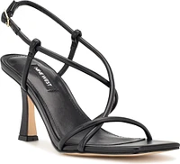 Yuki 3 Black Strappy Sandal