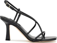 Yuki 3 Black Strappy Sandal