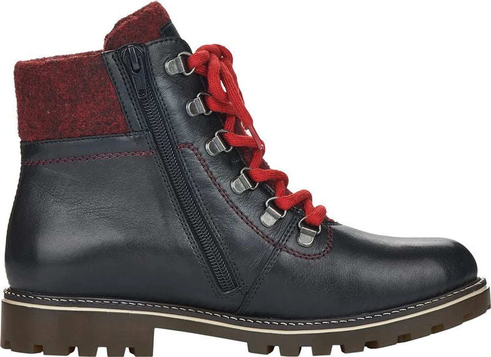 Black Hiker W/ Red Laces