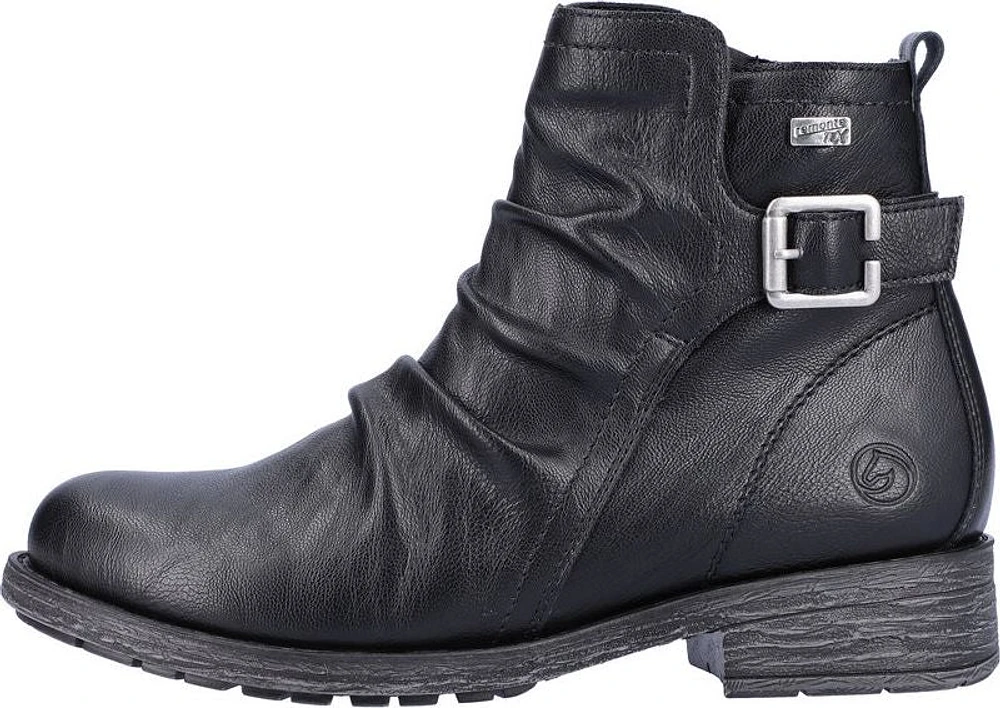 Black Ruched With Buckle