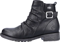Black Ruched With Buckle