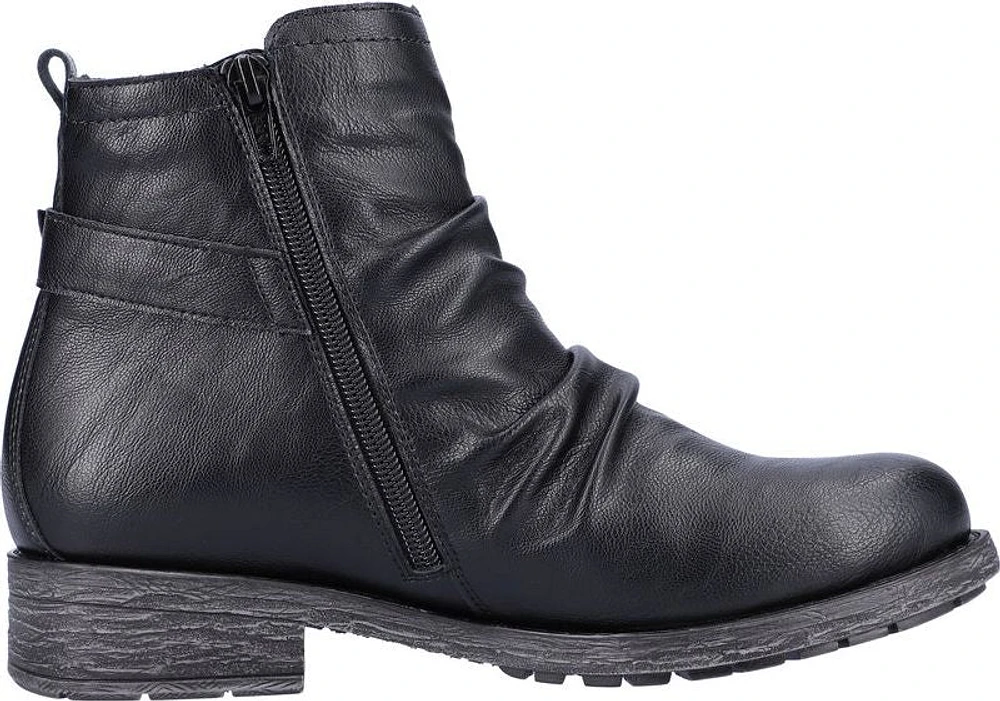 Black Ruched With Buckle