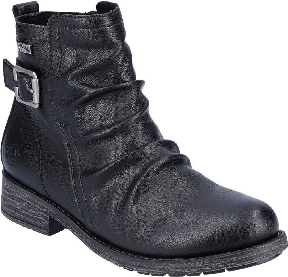 Black Ruched With Buckle