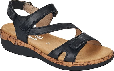 Black Criss Cross Sandal