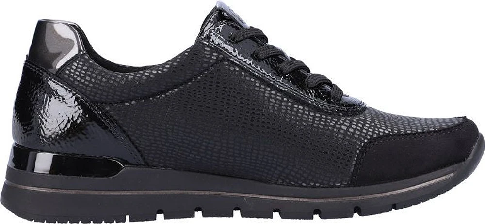 Black Lace Up With Zip