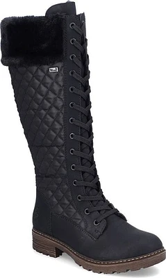Black Tall Warm Lined Boot