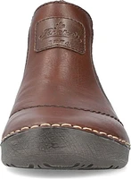 Brown Slip On Ankle Boot