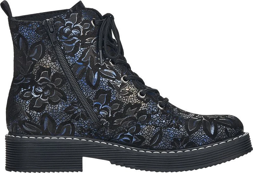 Navy/Black Military Boot