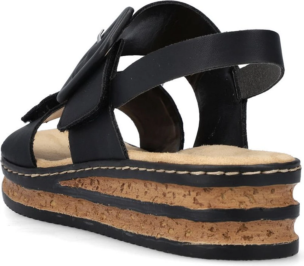 Black Wedge With Backstrap