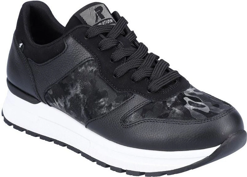 Black Floral Sneaker