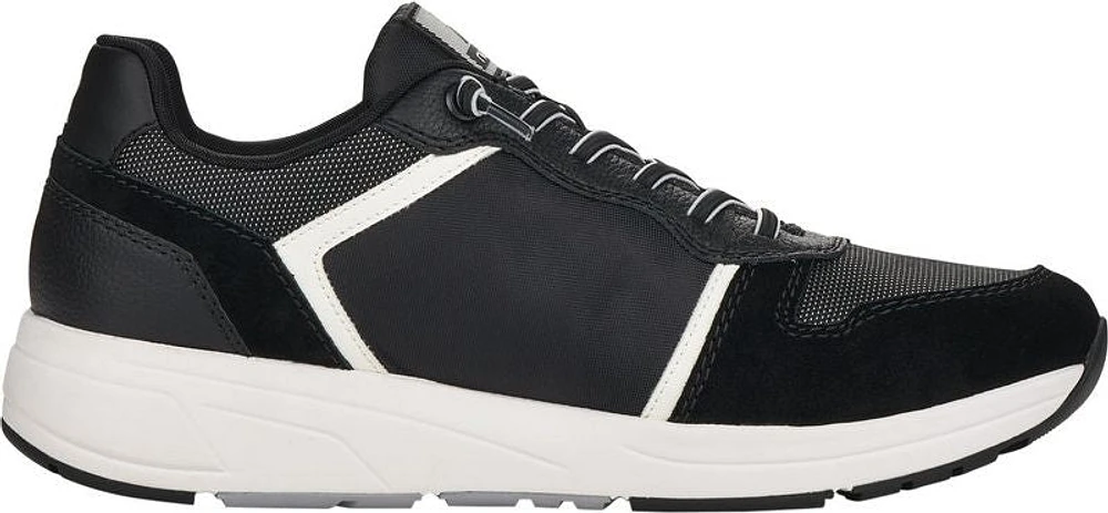 Black/Silver Lace Up