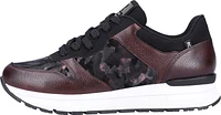Burgundy Floral Sneaker
