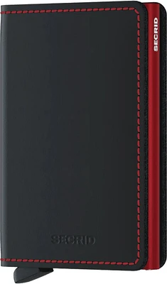 Slimwallet Matte Black & Red