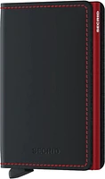 Slimwallet Matte Black & Red