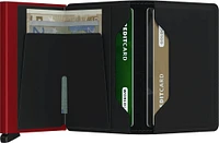 Slimwallet Matte Black & Red
