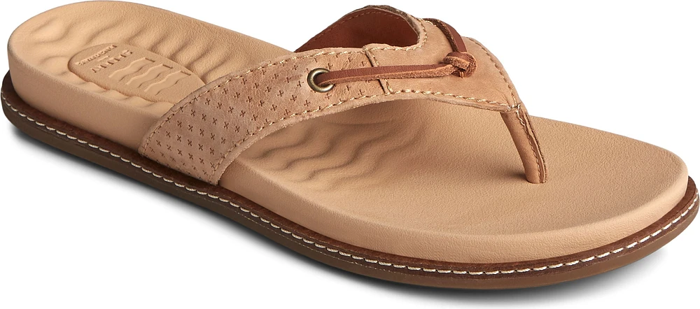Waveside Plushwave Thong Brown