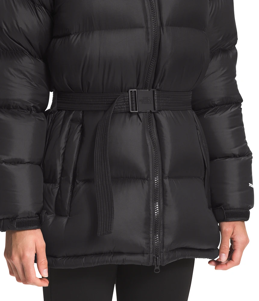 Women's Nuptse Belted Mid Jacket TNF Black