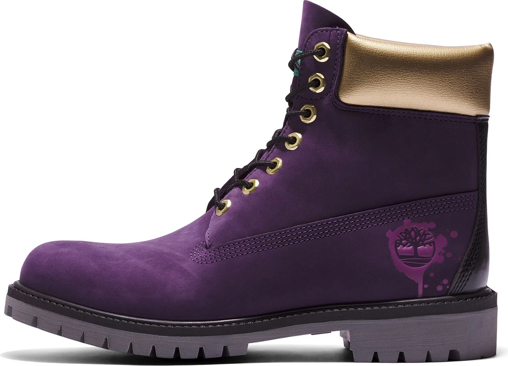 6inch Waterproof Boot Purple