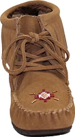 Short Laceup Oak Suede Boot