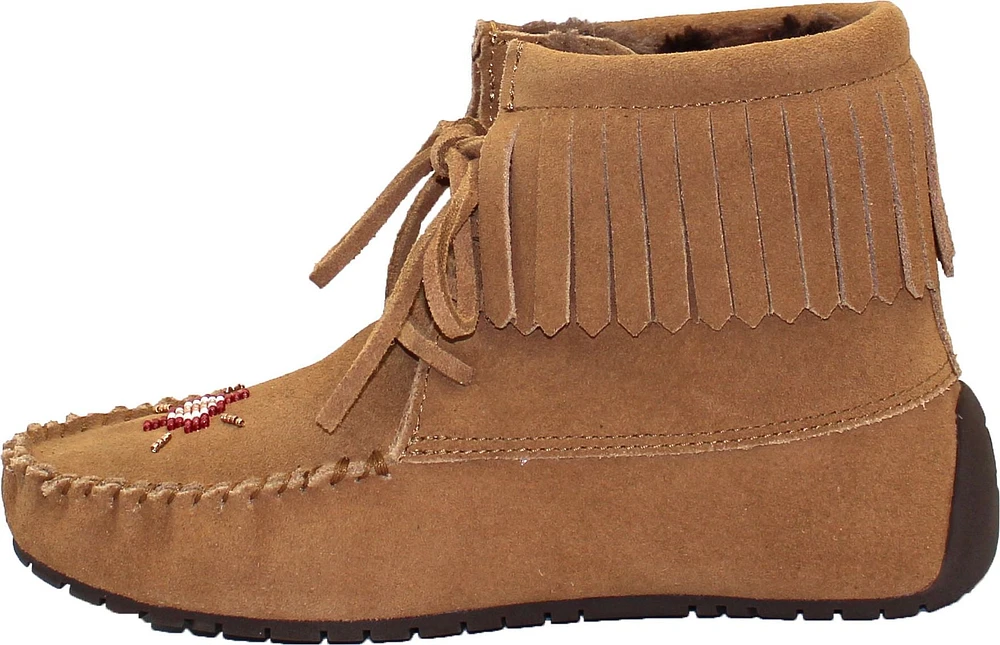 Short Laceup Oak Suede Boot