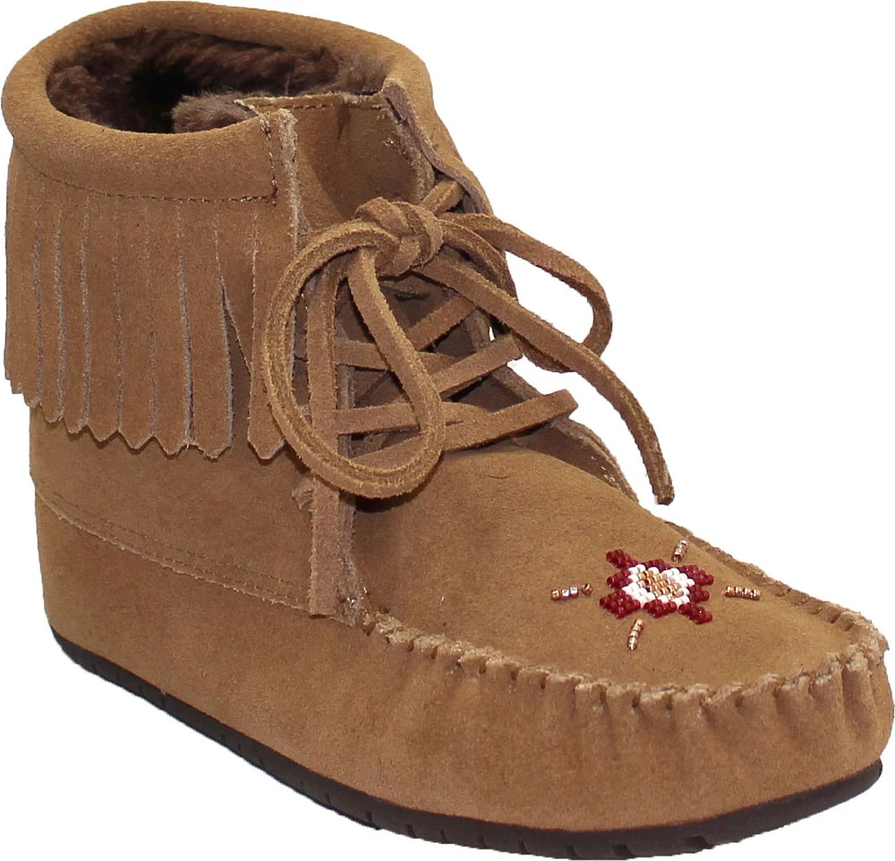 Short Laceup Oak Suede Boot