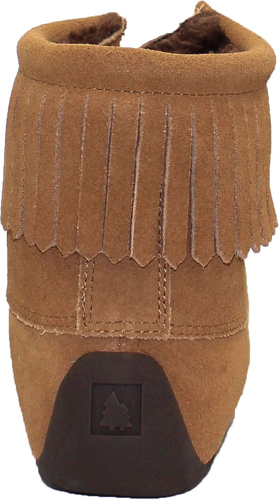 Short Laceup Oak Suede Boot