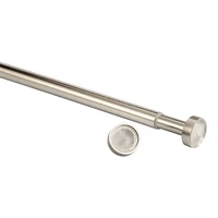 Brushed Nickel Curtain Tension Rod