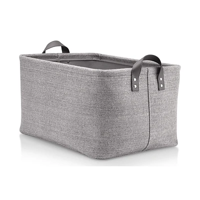 Grey Storage Basket with Handles