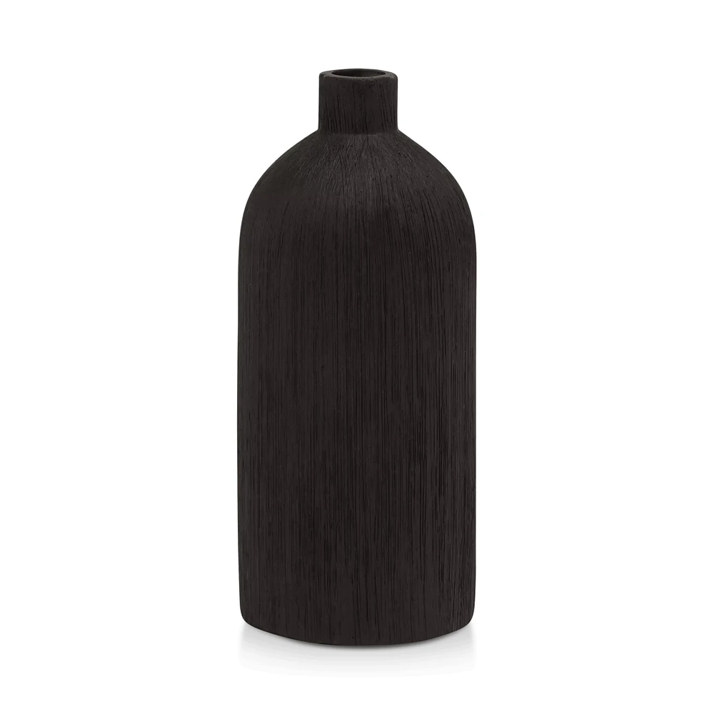 Textured Ceramic Bottle Vase