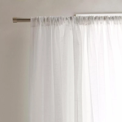 White Carla Sheer Curtain