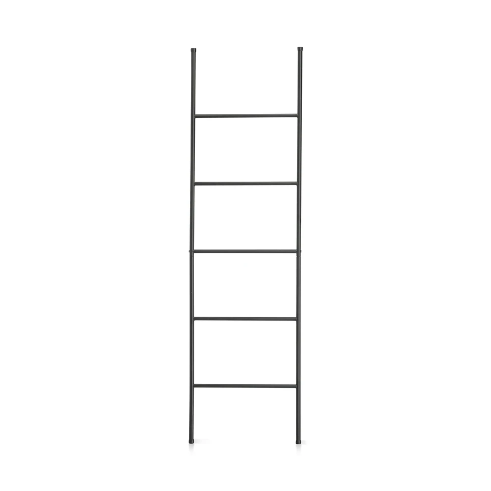 Black Metal Ladder Towel Holder