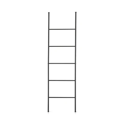 Black Metal Ladder Towel Holder