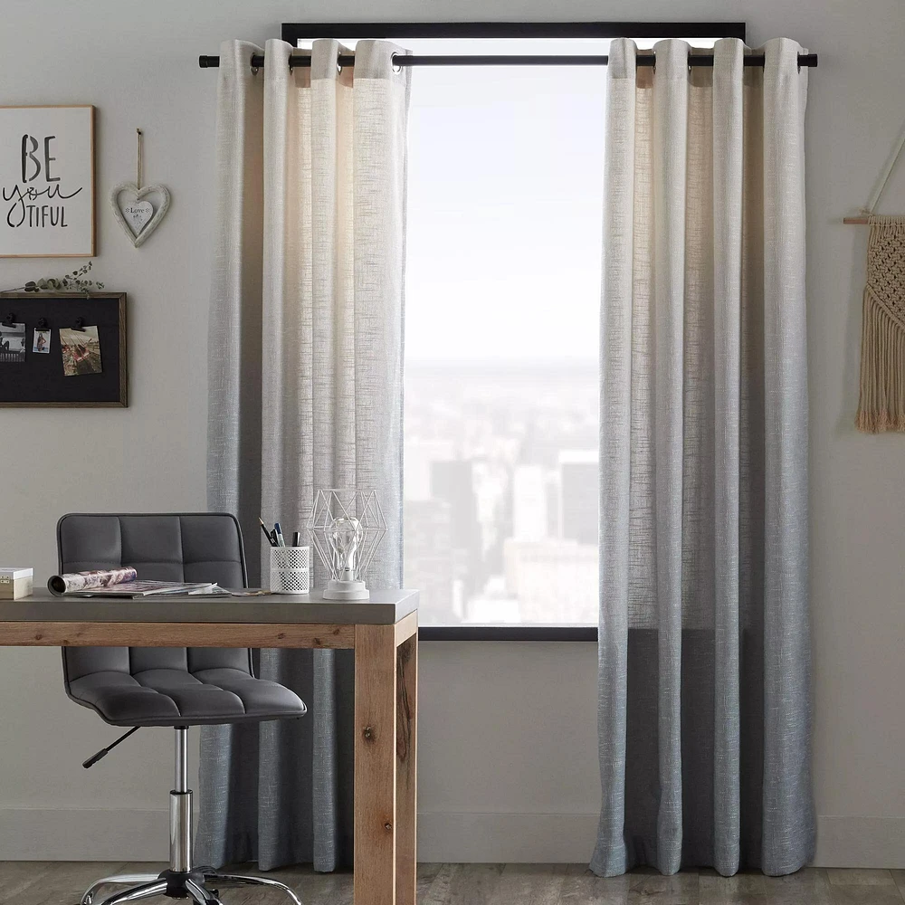 Beige Nador Ombre Woven Curtain