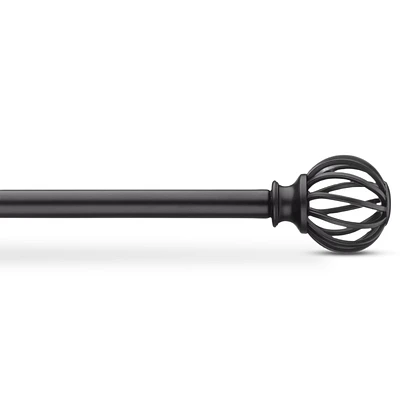 Black Coppola Curtain Rod Set