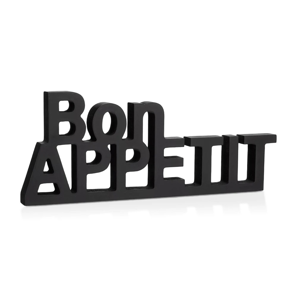 Decorative Words Bon Appetit 36 x 14.25 cm.