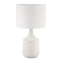 White Terrazo Table Lamp